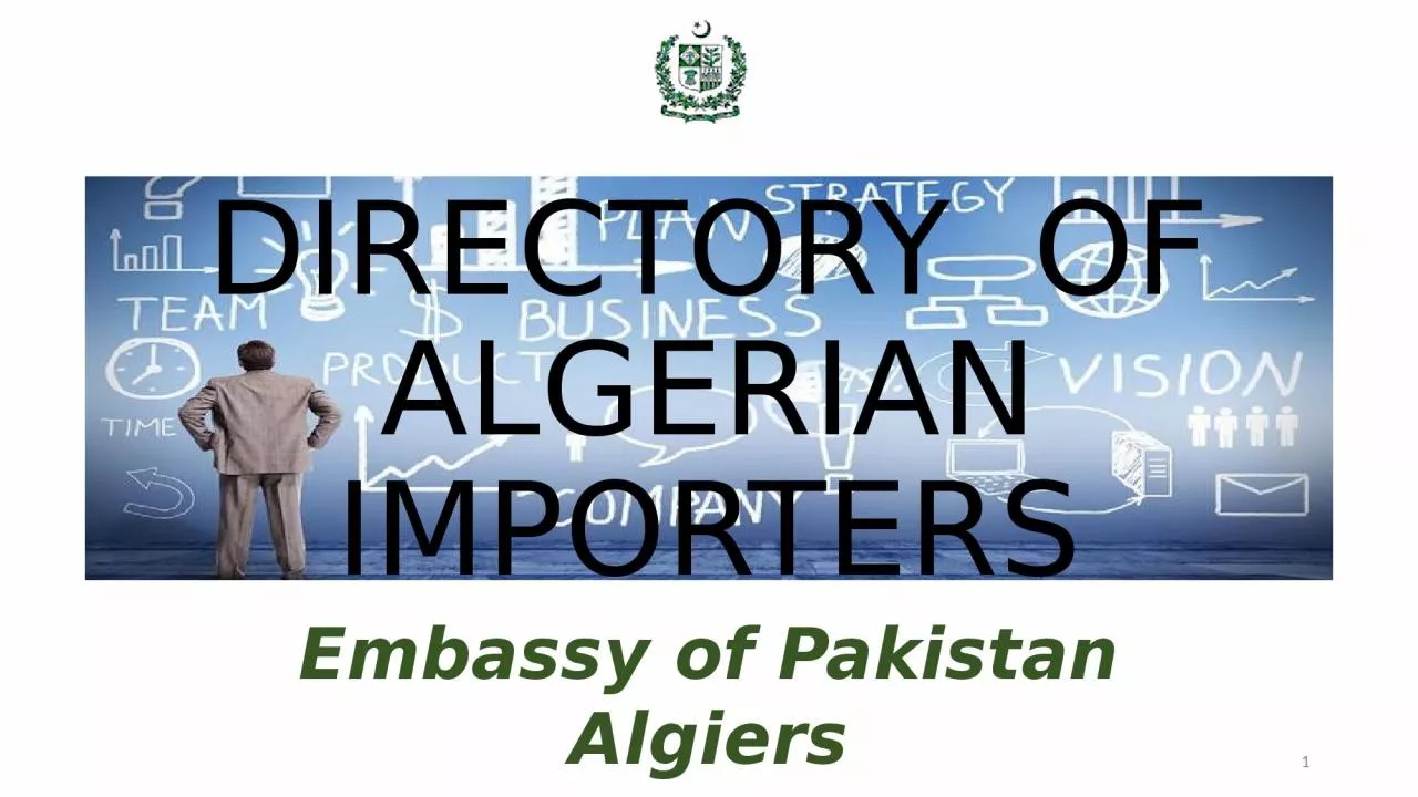 PPT-DIRECTORY OF ALGERIAN IMPORTERS