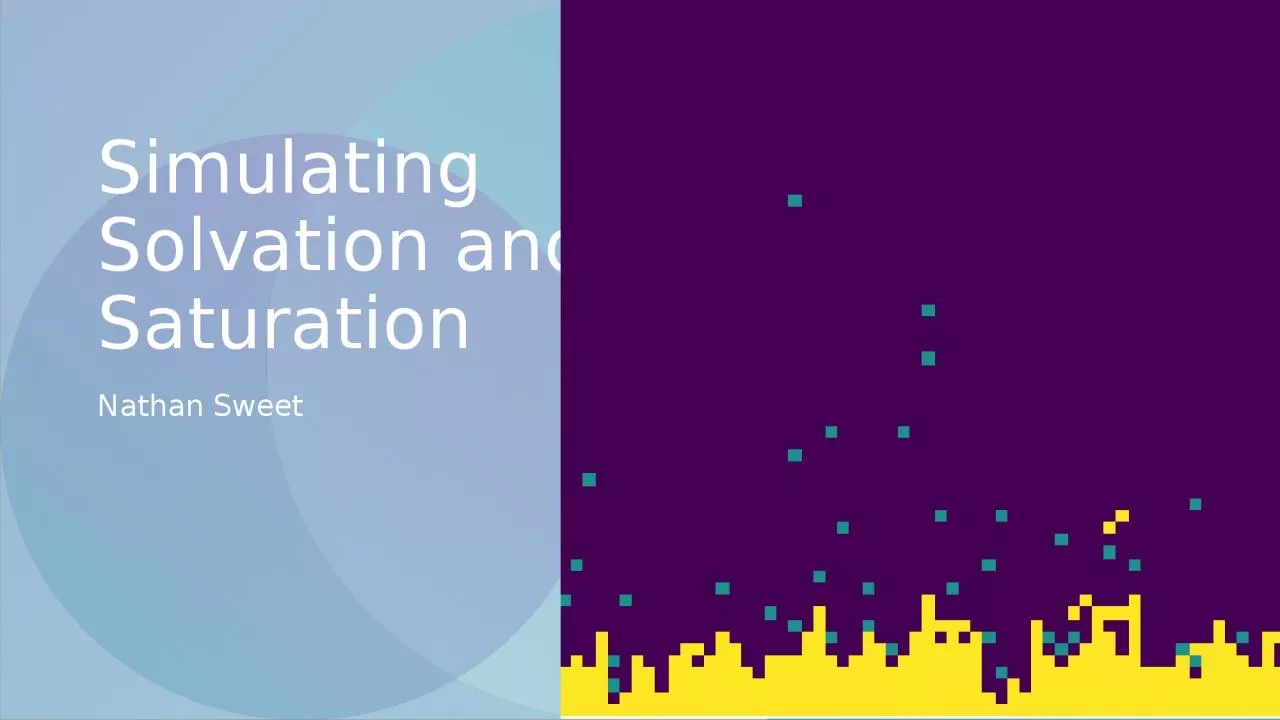 PPT-Simulating Solvation and Saturation