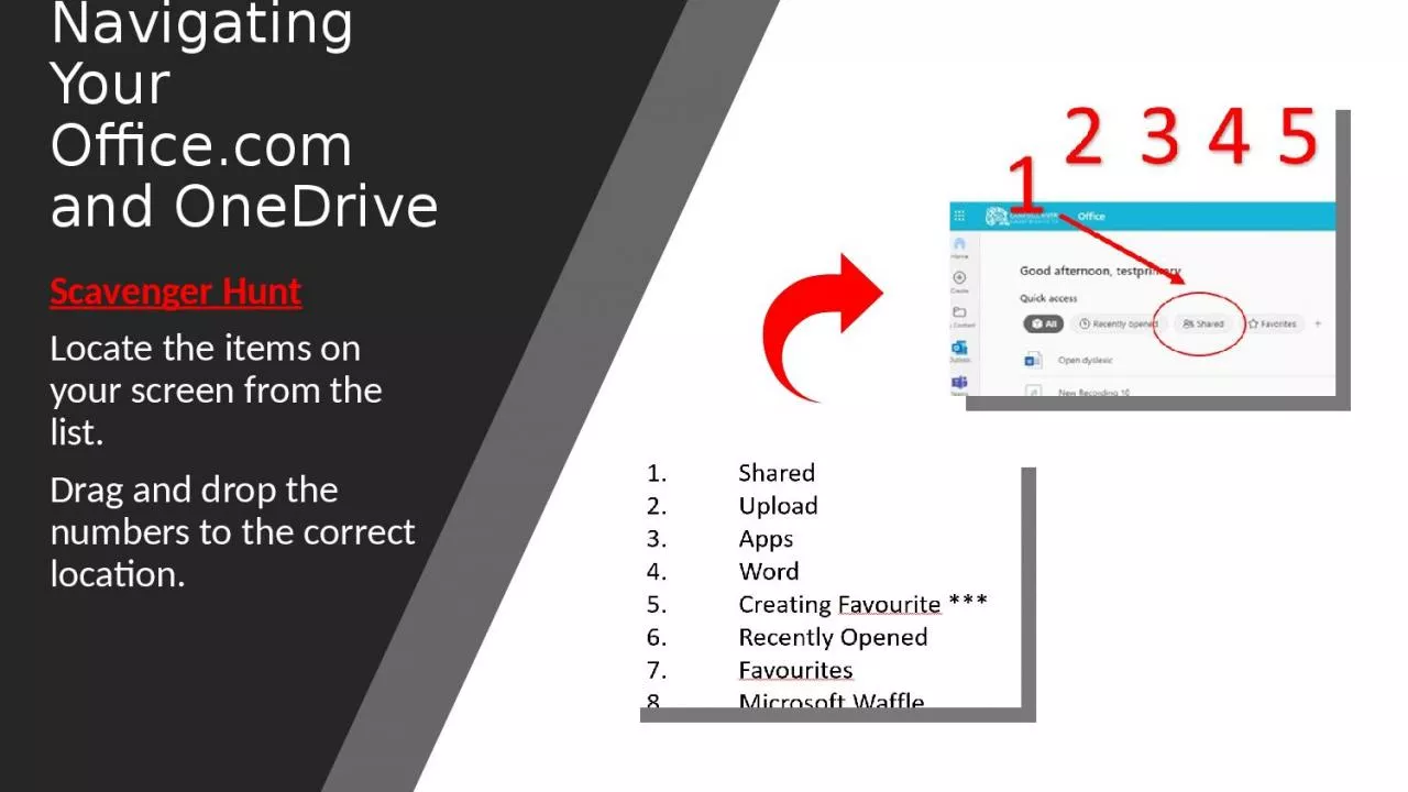 PPT-Navigating Your Office.com and OneDrive