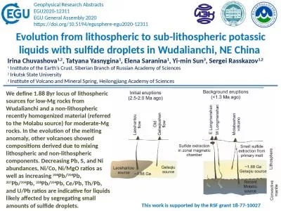 Evolution   from   lithospheric