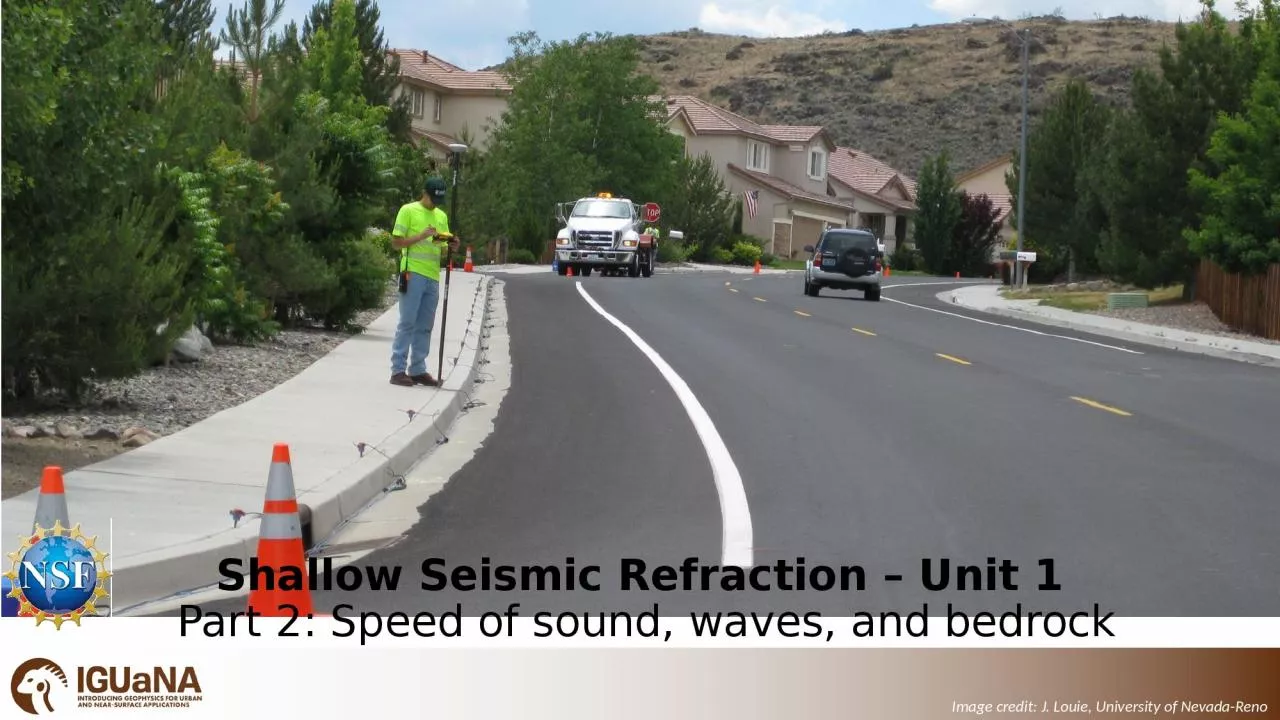 PPT-Shallow Seismic Refraction – Unit 1