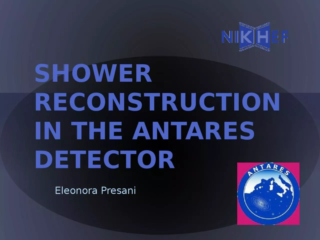 PPT-Eleonora Presani shower Reconstruction in the ANTARES detector