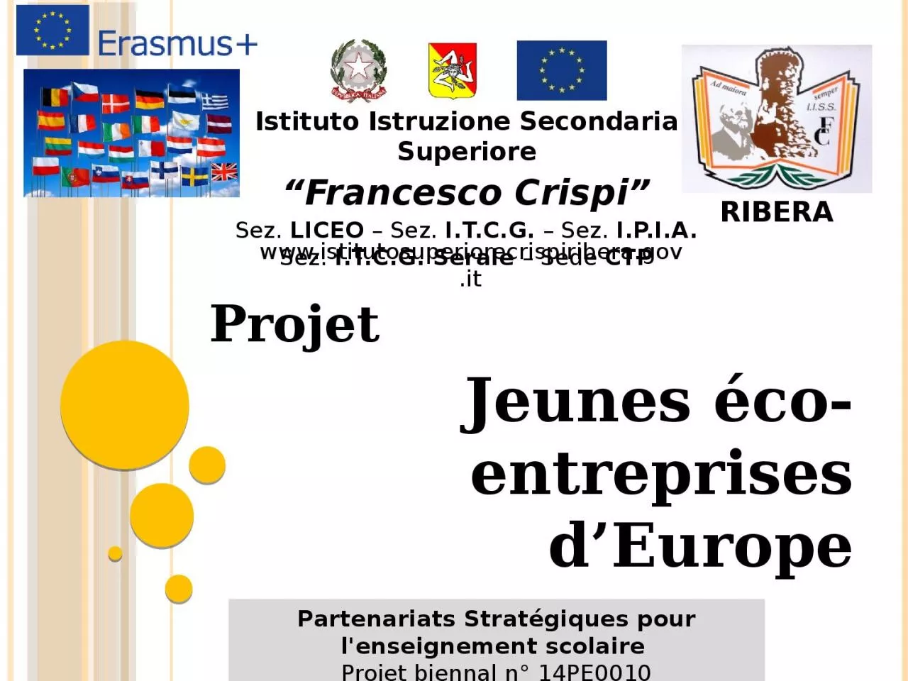 PPT-Projet Jeunes éco-entreprises