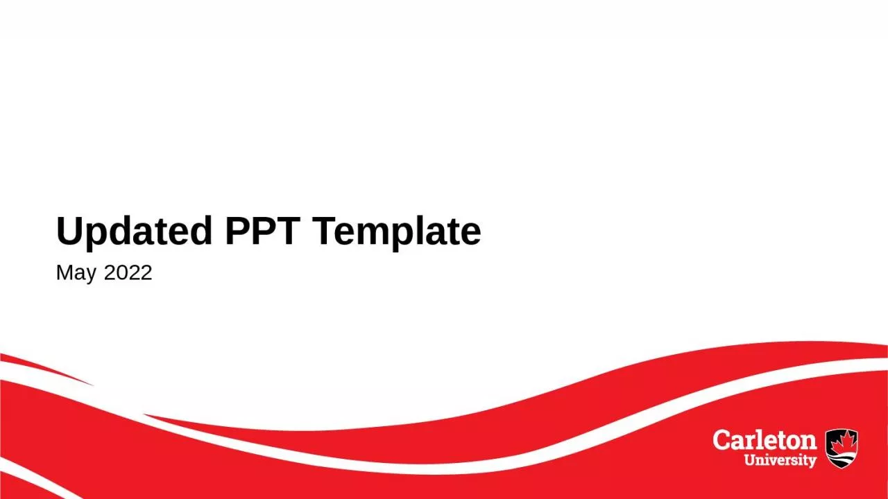 PPT-Updated PPT Template May 2022