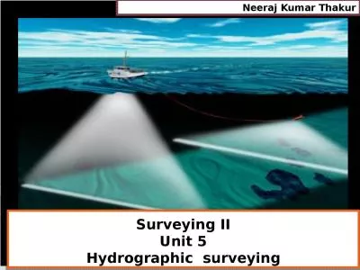 Surveying II Unit 5 Hydrographic  surveying