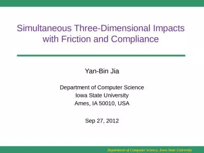 Simultaneous Three-Dimensional Impacts with Friction and Compliance