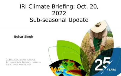 IRI Climate Briefing: Oct. 20, 2022