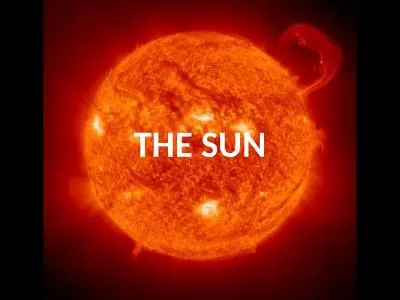 THE SUN INTERIOR Unlike Earth, the sun does not have a solid surface.  The sun is a ball of glowing