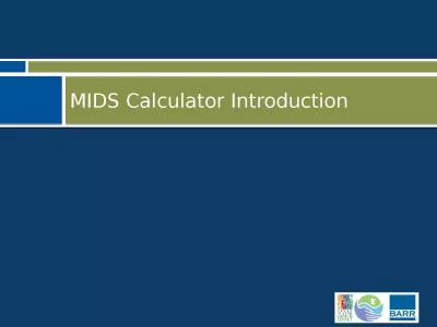 MIDS Calculator Introduction