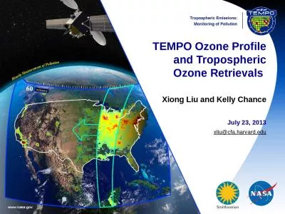 TEMPO Ozone Profile and Tropospheric Ozone Retrievals