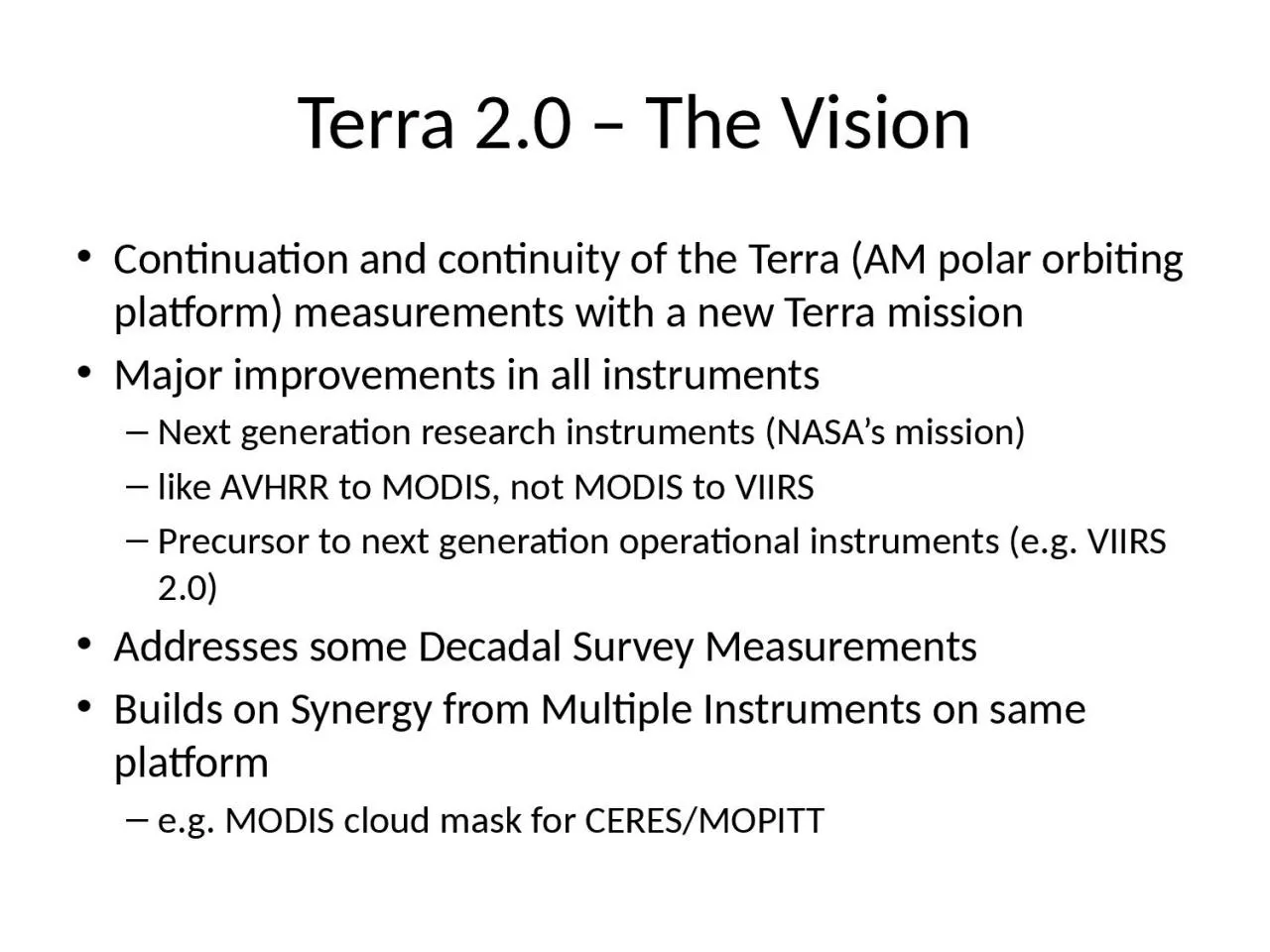 PPT-Terra 2.0 – The Vision