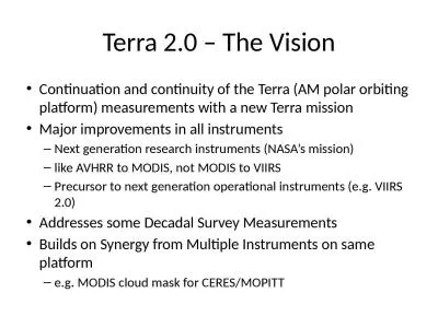 Terra 2.0 – The Vision