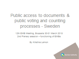 Public access to  documents