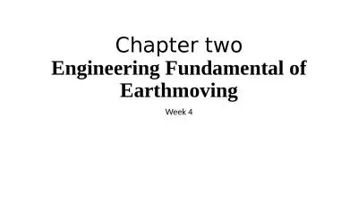 Chapter two Engineering Fundamental of