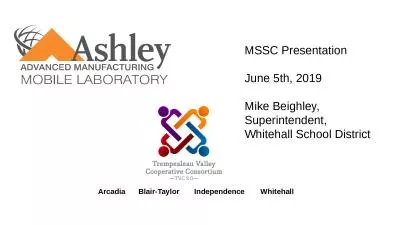 MSSC Presentation June 5th, 2019