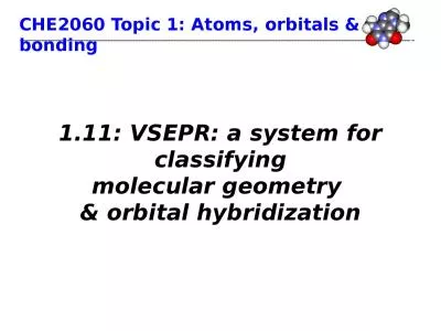1.11: VSEPR : a system for classifying