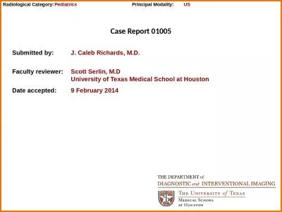 Case  Report  01005 Submitted by: