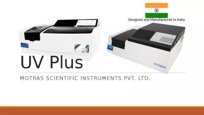 UV Plus	 Motras Scientific Instruments PVT. LTD.