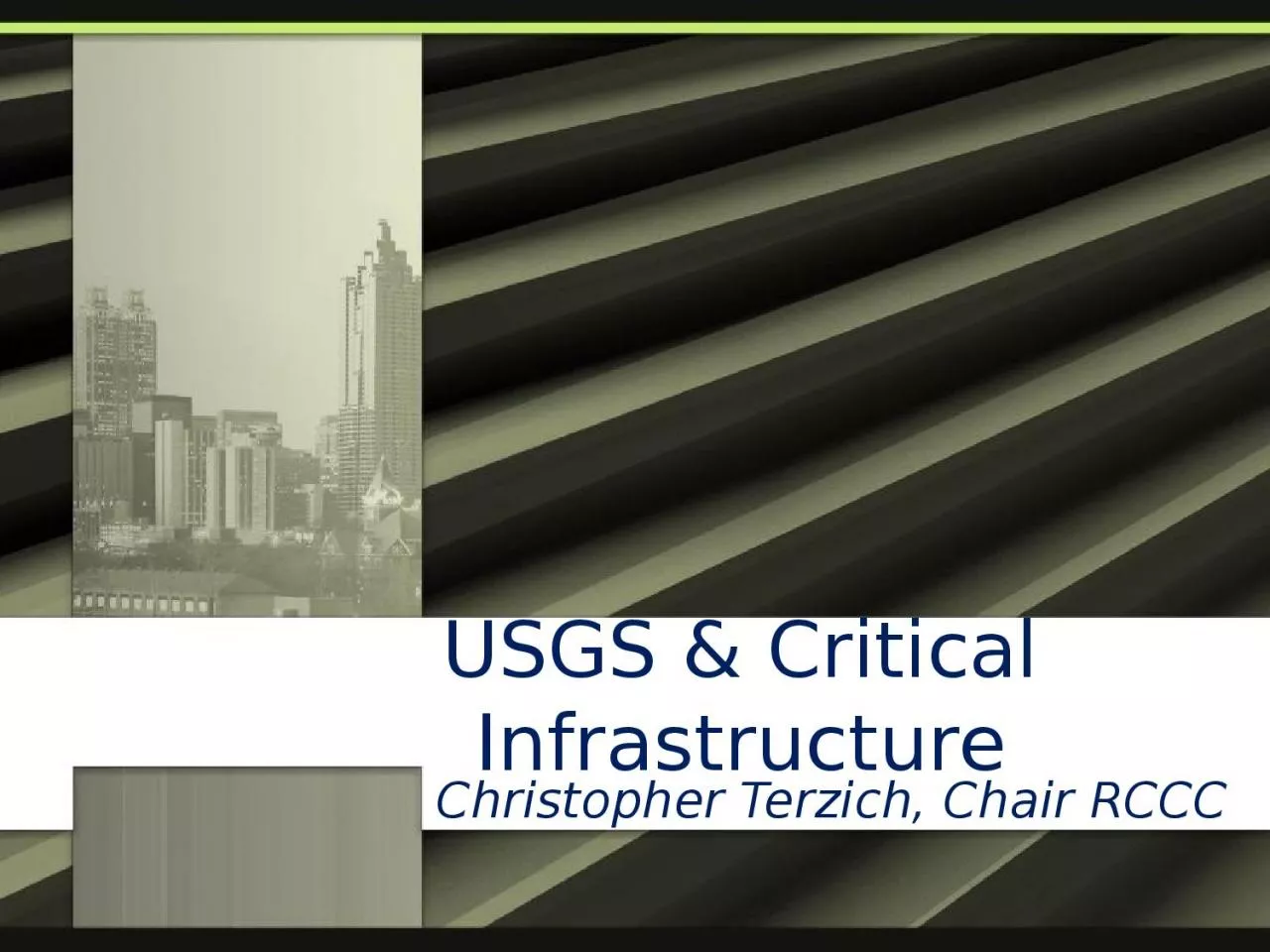 USGS & Critical Infrastructure