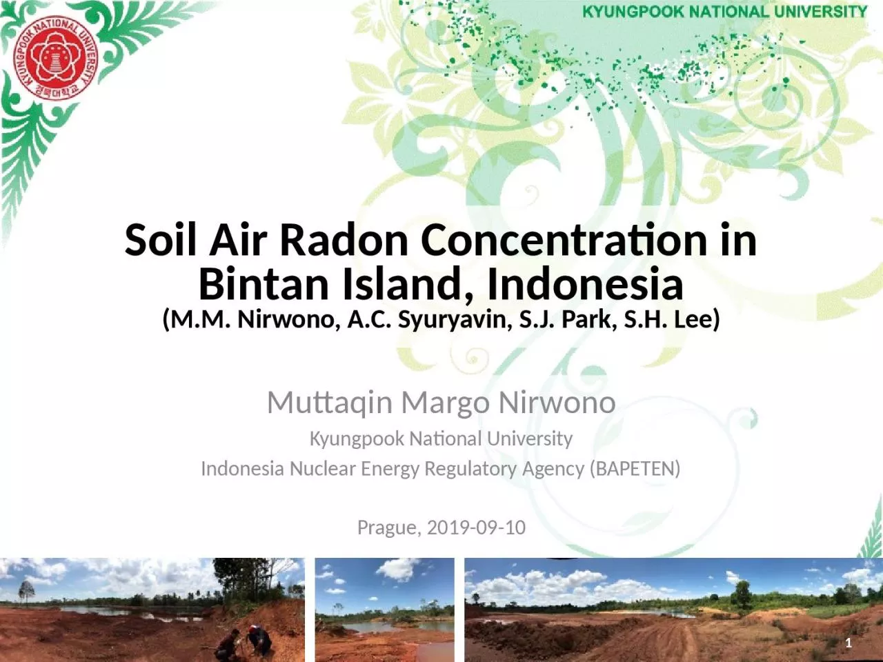 PPT-Soil Air Radon Concentration in Bintan Island, Indonesia