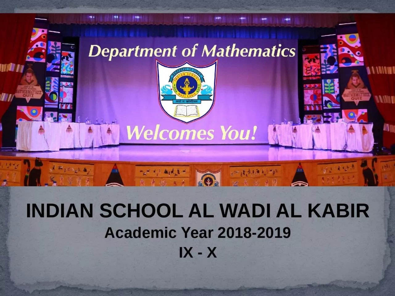 PPT-INDIAN SCHOOL AL WADI AL KABIR