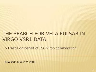 The search for Vela pulsar in Virgo VSR1 data