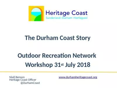 The Durham Coast Story Outdoor Recreation Network