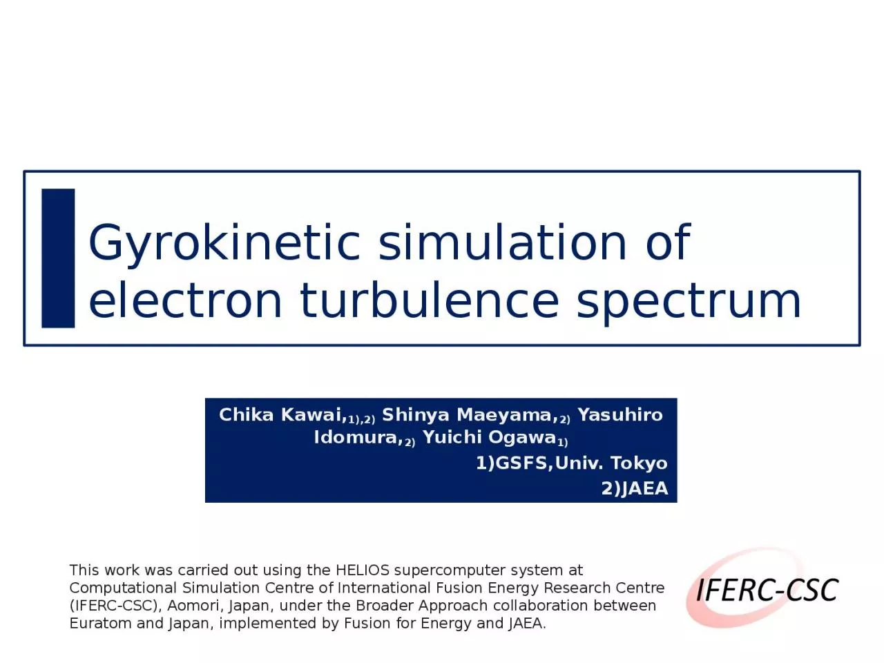 PPT-Gyrokinetic simulation of electron turbulence spectrum