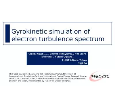 Gyrokinetic  simulation of electron turbulence spectrum