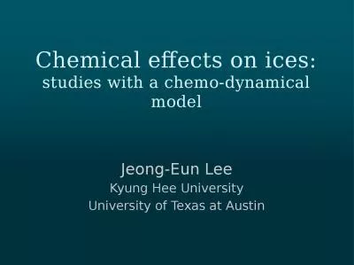 Chemical  effects on ices: