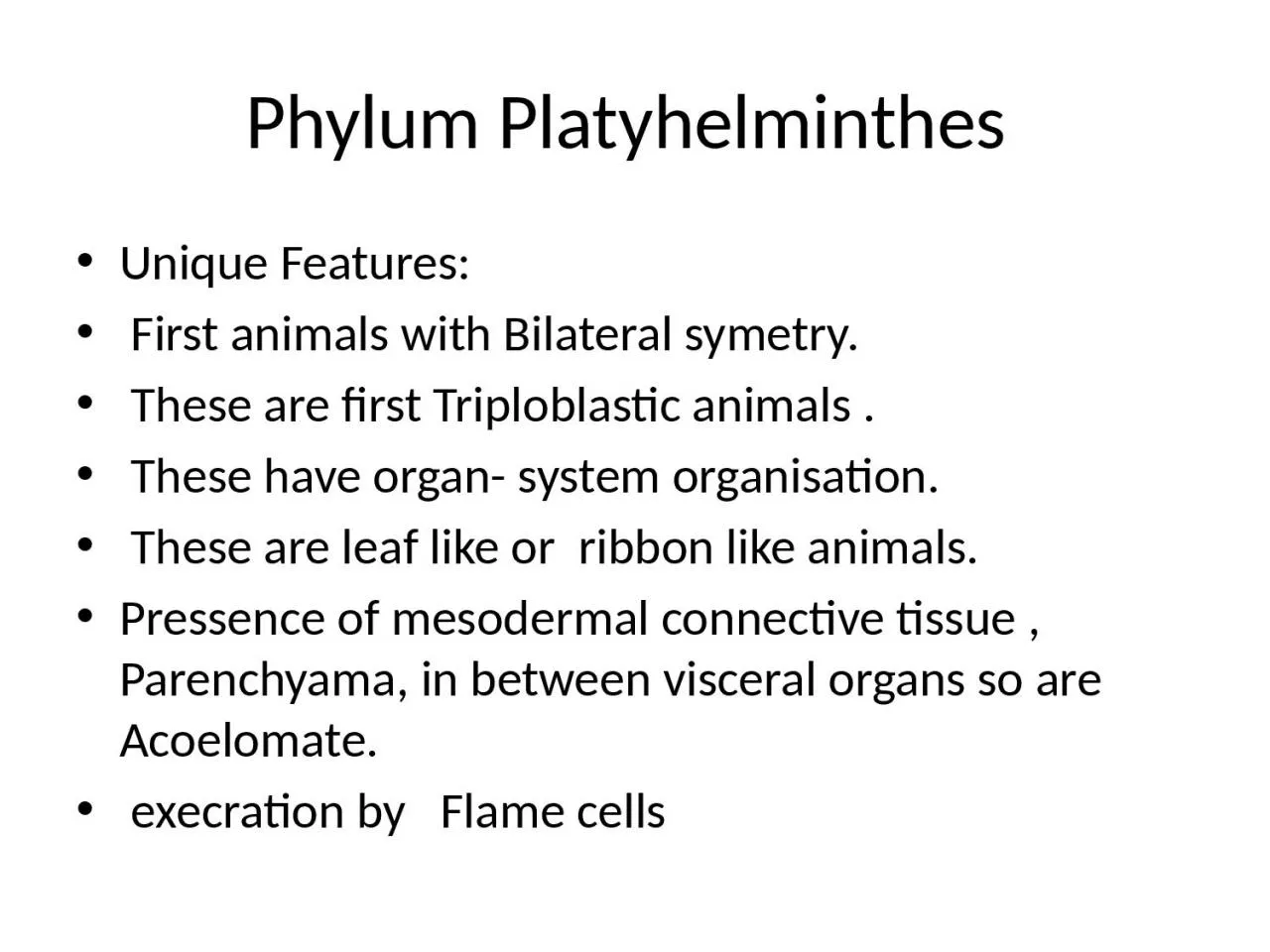 PPT-Phylum Platyhelminthes