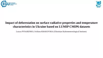 Impact of deforestation on surface radiative properties and temperature characteristics in Ukraine