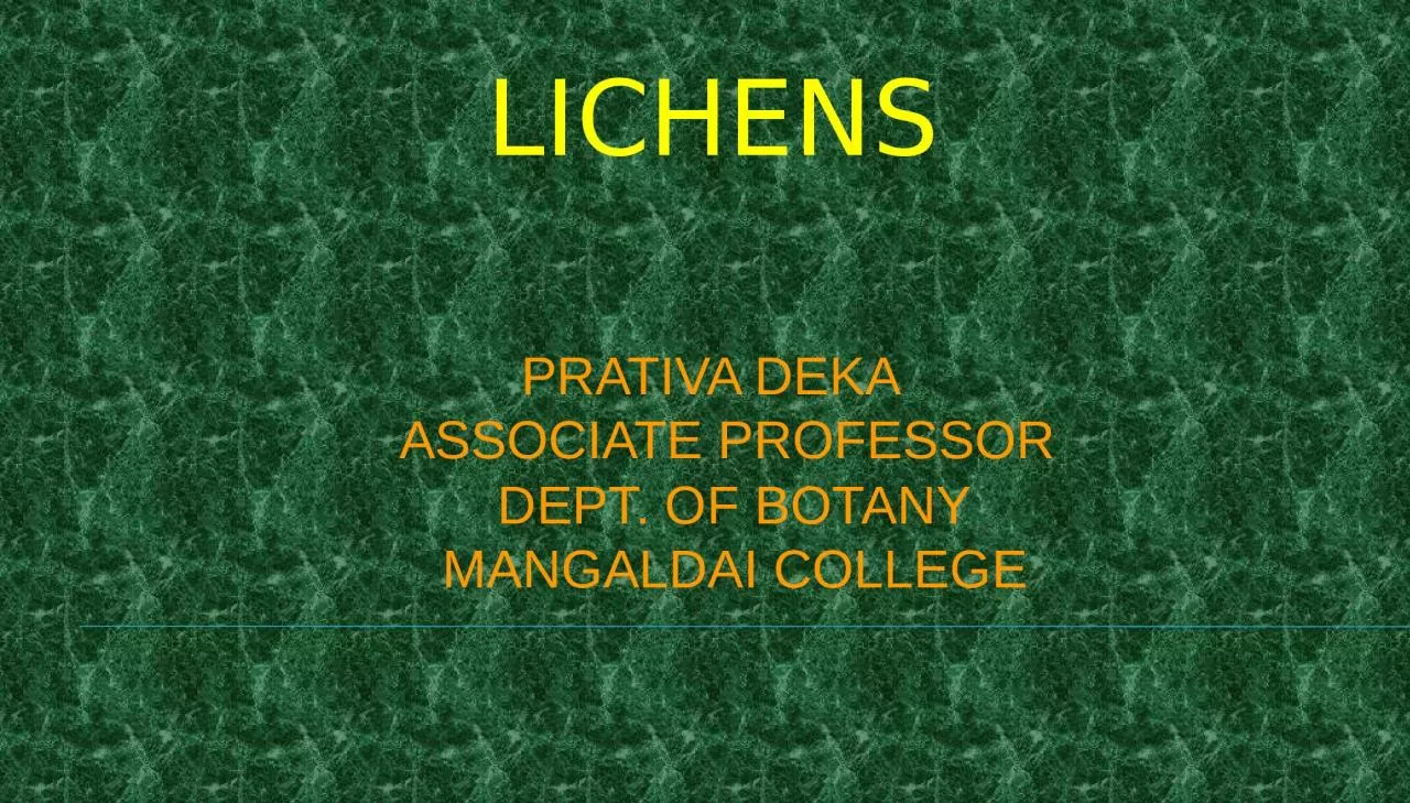 PPT-PRATIVA DEKA Associate Professor