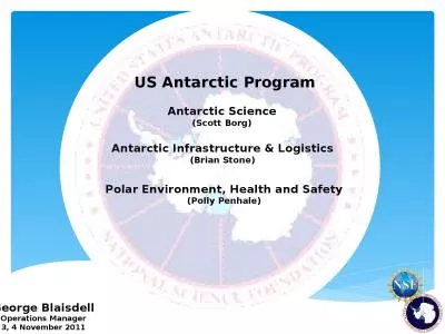 US Antarctic Program Antarctic Science