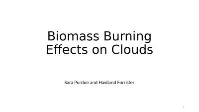 Biomass Burning Effects on Clouds