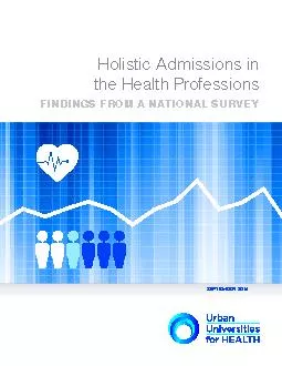 Holistic Admissions in