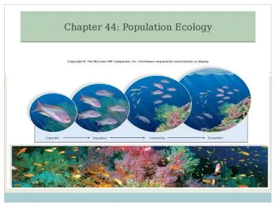Chapter 44: Population Ecology
