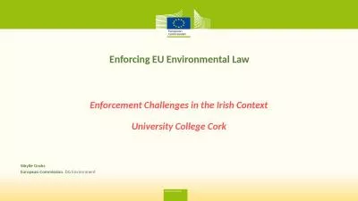 Enforcing EU Environmental Law