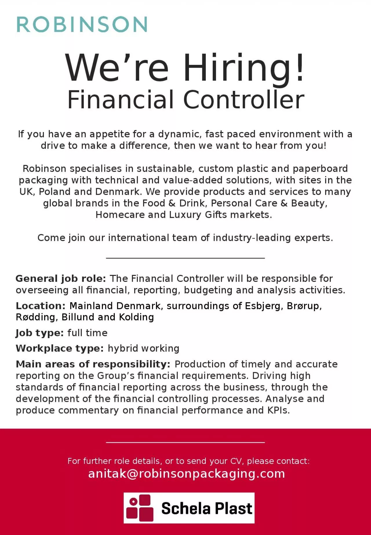 PPT-We’re Hiring! Financial Controller