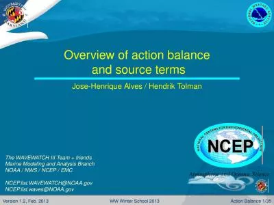 Overview of action balance