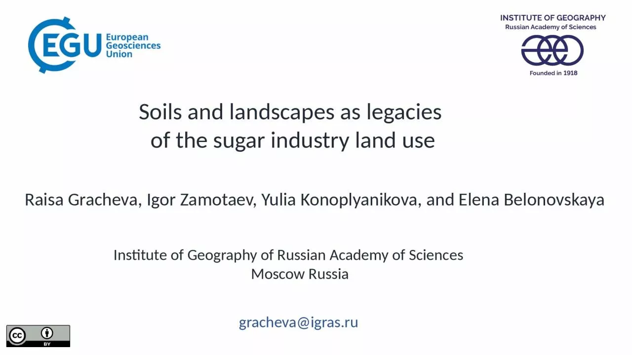 PPT-Soils and landscapes as legacies