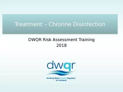 Treatment – Chlorine Disinfection