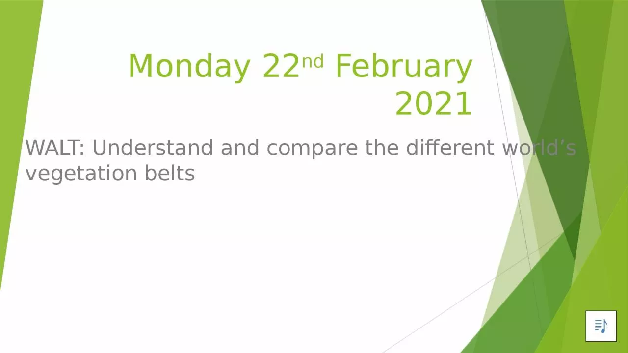 PPT-Monday 22 nd February 2021