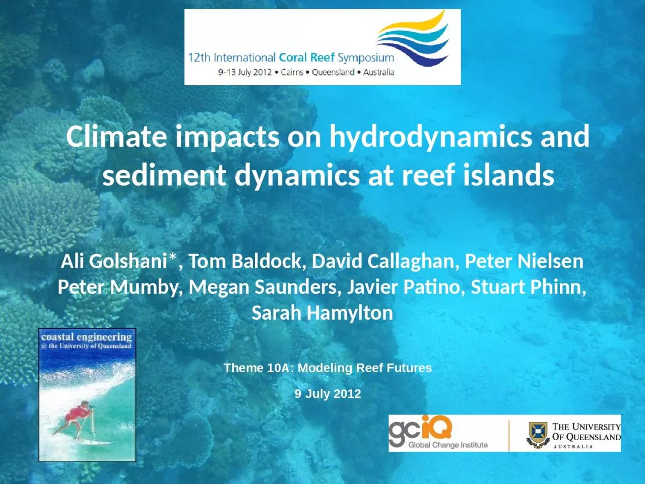 PPT-Climate impacts on hydrodynamics and sediment dynamics at reef islands