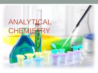 Analytical chemistry pH  