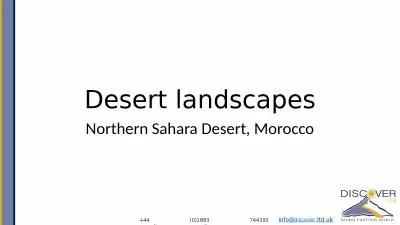 Desert landscapes Northern Sahara Desert, Morocco