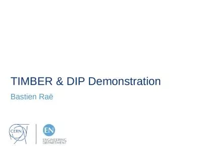 TIMBER & DIP  Demonstration