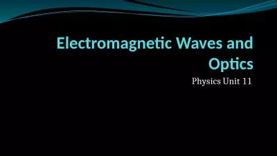 Electromagnetic Waves and Optics