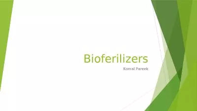 Bioferilizers Komal   Pareek