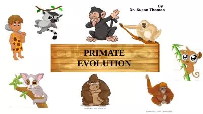 PRIMATE EVOLUTION By Dr.